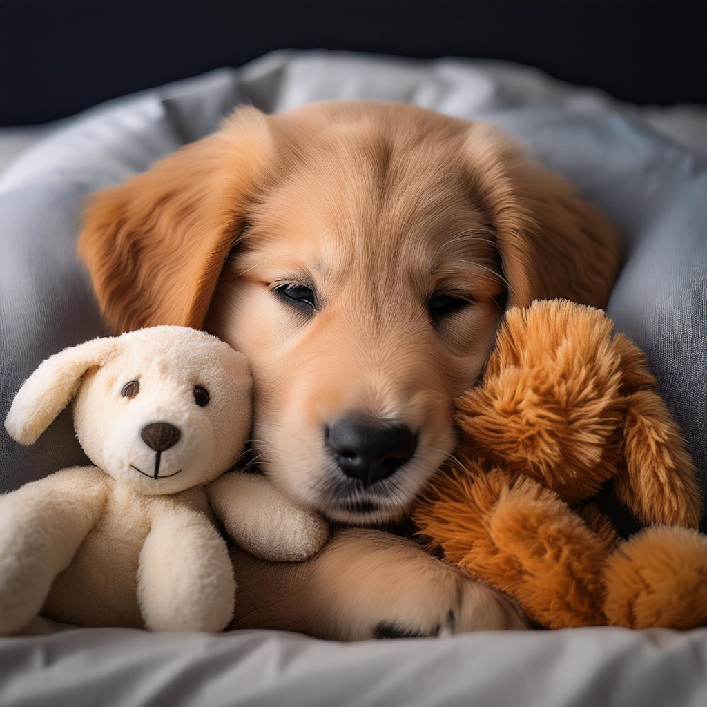 bezpieczny dom otoczenie dla szczeniaka golden retriever